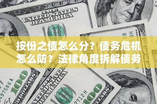 北京按份之债怎么分？债务危机怎么防？法律角度拆解债务分配与风险自保指南