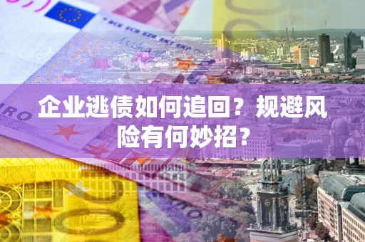 北京企业逃债如何追回？规避风险有何妙招？