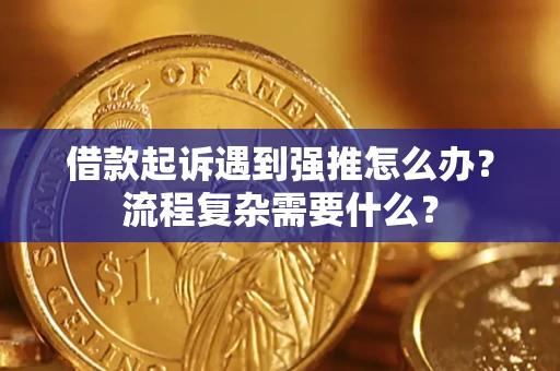 北京借款起诉遇到强推怎么办？流程复杂需要什么？