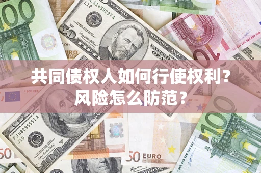北京共同债权人如何行使权利？风险怎么防范？