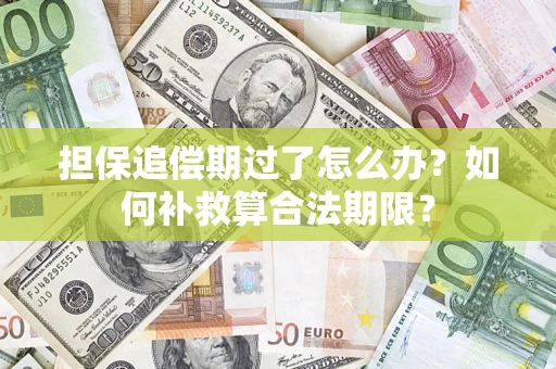 北京担保追偿期过了怎么办？如何补救算合法期限？