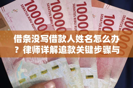 北京借条没写借款人姓名怎么办？律师详解追款关键步骤与证据链构建